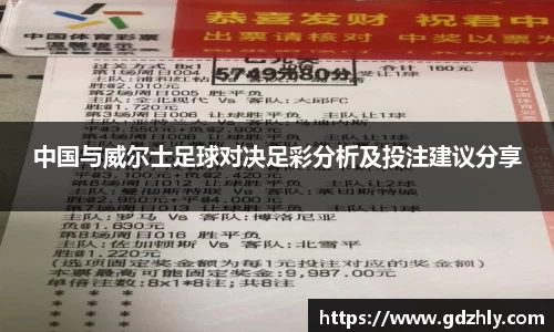 中国与威尔士足球对决足彩分析及投注建议分享